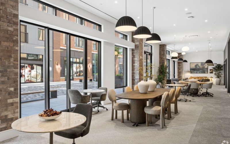 Resident Lounge in West Building Beach Street Landing Philadelphia PA 