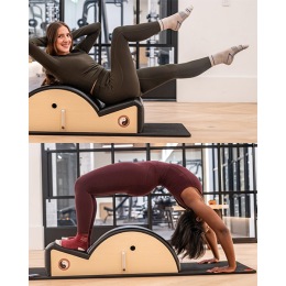 two woman working out